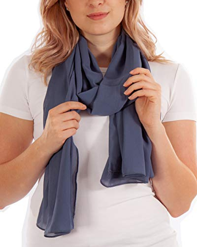 DOLCE ABBRACCIO PRIMAVERA XXL-Schal Stola Halstuch Chiffon 160 x 70cm