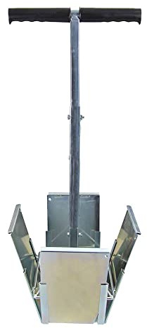 Underhill TTD Doctor Lawn Repair Turf Cutting Grass Plug Tool Transplanting Aerator Cut and Refit, Aluminum Square 6 Inch TTD-6