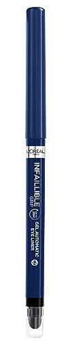 L'Oréal Paris Matita Automatica in Gel Infaillible 36H Grip Liner, Tratto Sfumabile a Lunga Tenuta, Waterproof, Formula in Gel, Tonalità: 05 Blue Jersey