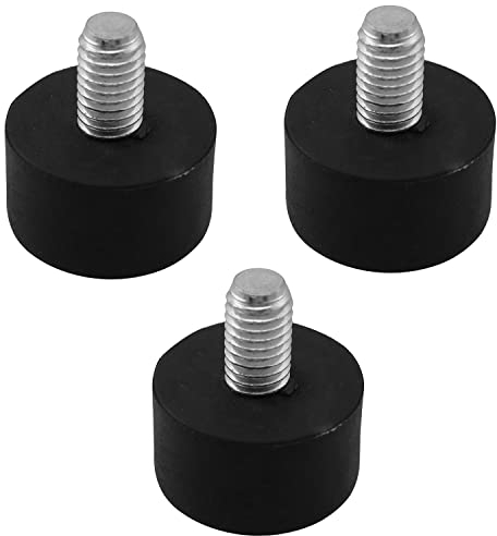 FMHXG 3 piezas de trípode antideslizante de goma con pinchos accesorios de fotografía para trípode monopié M8