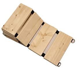 Medikratz Katzen Hängebrücke; Große Katzen Brücke in verschiedenen Längen 50cm - 200cm (75cm Natur)