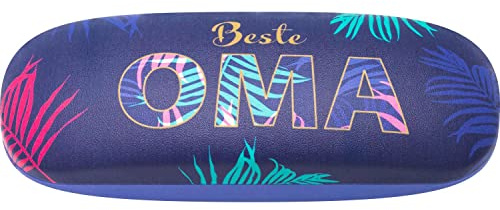 GRUSS & CO 47968 Brillenetui Motiv Oma, Hartschale: Hartschale aus robustem Kunststoff
