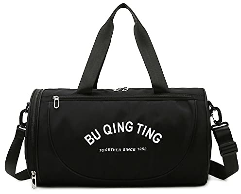 Kaxich Sporttasche Trocken Nass Trennung Schwimmtasche mit Schuhfach Trocken Wasserdicht Reisetasche Badetasche Waschtasche für Fitnessstudio, Pool, Strand, Urlaub, Reise, Outdoor Sport