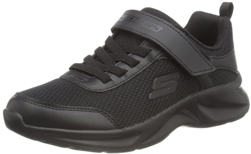 Skechers Unisex-Child Dynamatic, Black/Black1, 13 Little Kid