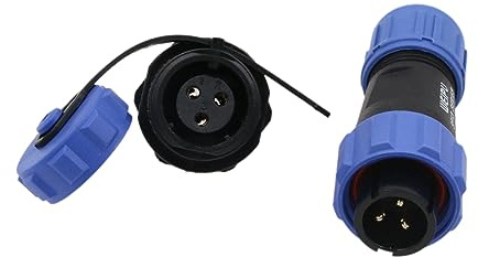 HangTon SP13 3 pin maschio femmina maschio aviazione circolare maschio femmina 13A, tappo antipolvere 18AWG filo per uso esterno di potenza industriale