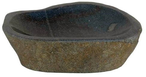 STONE art & more B-Ware! Steinschale, Vogeltränke, Ø ca. 30 cm, Steinmetzarbeit aus Naturstein, Garten-Deko, frostfest