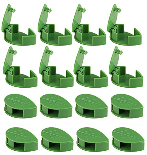 KINGLAKE Pflanzenclips Kletterhilfe für Kletterpflanzen Wand - 100 Stück Pflanzen Clips Befestigung, Pflanzenklammern Selbstklebend, Pflanzenhalter Befestigung, Pflanzenhaken Klebehaken