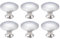 LYITZW 6 Pièces Boutons de Porte Rond Bouton de Meuble Moderne Tiroir de Porte Poignée avec vis Boutons de Placard Poignee de Meuble pour Chambre Cuisine Armoire Placard Tables