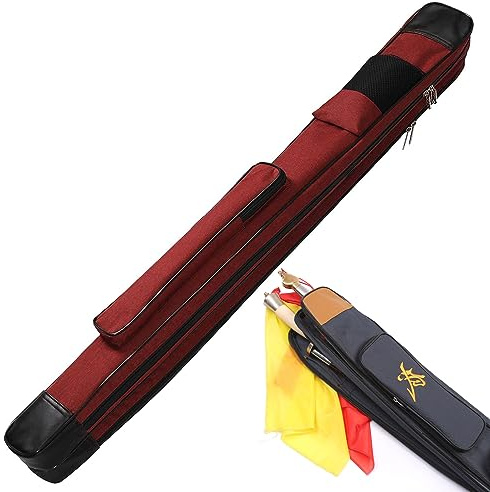 Miuxe Sword Carrying Bag Katana Case Chinese Kung Fu Sword Bag Single and Double Layer Case Martial Arts Equipment Weapons Case Shoulder Bag