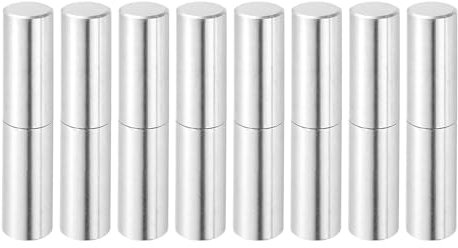 QUARKZMAN 8Pcs 4-5/16 x 7/8 (LxD) Charnières À Barillet Détachables Soudables En Acier Inoxydable Pour Porte Battante De Grille Métallique, Rampe De Remorque, Argent