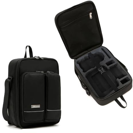 Generico Custodia Mini 4 Pro, custodia rigida impermeabile per DJI MINI 4 PRO Borsa organizer Borsa a tracolla per DJI RC-N2 / RC 2 Borsa portaoggetti, Fly More Combo e accessori
