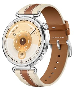 HUAWEI Watch GT 6 Smartwatch, GPS, 41mm, Braun | Bis zu 14 Tage Akkulaufzeit, AMOLED, 100+ Sportmodi, Gesundheitsmonitoring, emotionales Wellbeing, für Android & iOS