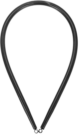 sourcing map Curvatubi a molla in PVC, diametro esterno 15,7 mm, lunghezza 1000 mm, molla piegatubi per dispositivi di piegatura tubi in energia idroelettrica domestica, nero