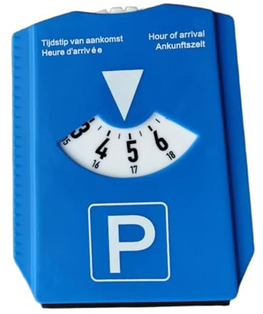 Ronyme Timer per disco orario per auto, accessorio per auto, strumento di parcheggio invernale, multifunzionale, semplice, compatto e leggero, carta per la