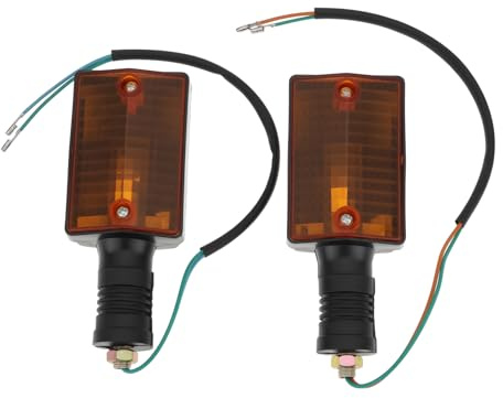 VGOL 2 Stücke Hinten Blinker Licht Blinker 1AE-83310-70-00 Kompatibel mit Yamaha XT350 XT600 XT550 DT50 DT125 TW200
