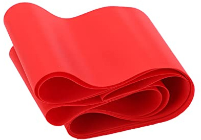 Vistreck 80 Mm Ycle Fälgremsa - PVC Anti-punkteringstejp för 26 Tums Däck, Däckskyddsfoder (Röd)