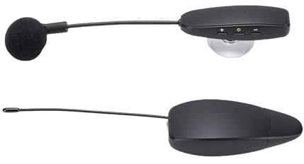 YUKERMARB Microfono Wireless, Microfono per Strumenti UHF in ABS con Pickup a 360 Gradi, Portata di 30 M, Latenza di 2,5 Ms, di per Chitarra per Violino Ricaricabile per la Registrazione di