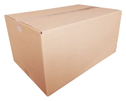CAJA PARA MUDANZA 4 SOLAPAS CARTÓN SENCILLO 60x40x29. LOTE 10 UNIDADES