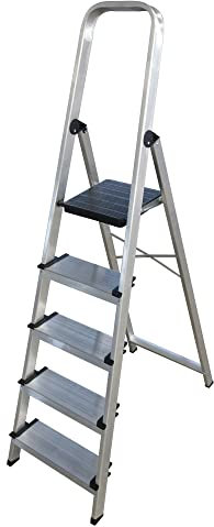 ESCALERA ALUMINIO ALTIPESA 5 PELDAÑOS ANCHOS
