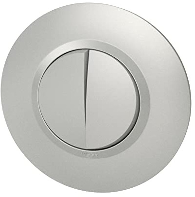Legrand leg95071 VV Alu CPT dooxie doppio interruttore deviatore alluminio completo Deco