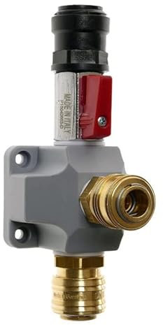 Druckluftverteiler EMASK 12-1/1 Ø 12 mm Kupplung 2-fach Kunststoff Steckverbinde