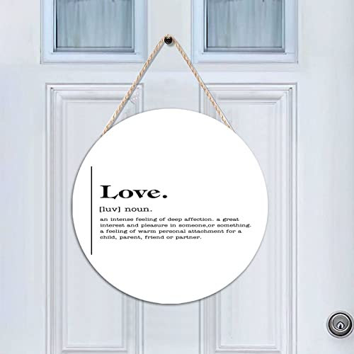 Rimego Lustige Definition Of Love Wandkunst – lustige Zitate & Sprüche Türhänger