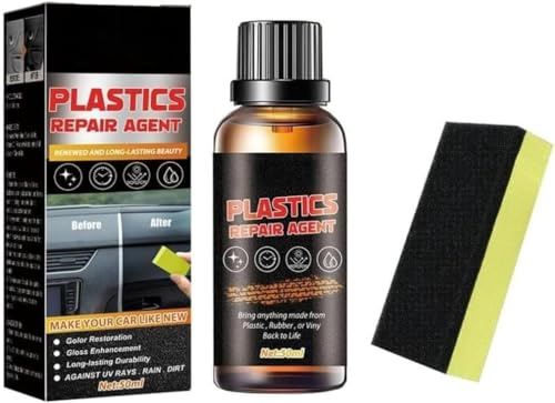 Rinnovante e protettivo per plastiche esterne, Rinnova plastiche auto, ravvivatore plastiche esterne carrozzeria auto, ravviva plastiche moto, rinnova plastiche scooter,Restauratore di plastica per au