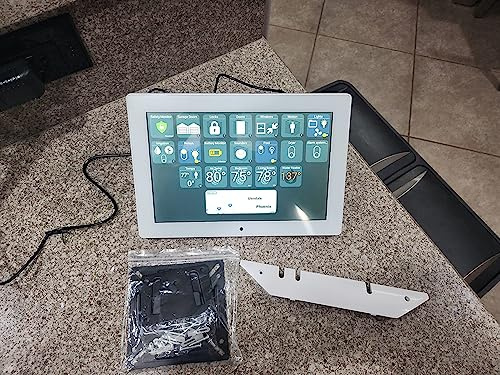 RAYPODO 10.1 Inch RK3568 Android 11 Tablet PC with RJ45 Port PoE Touchscreen monitor for smart home with Black and White Color (White)