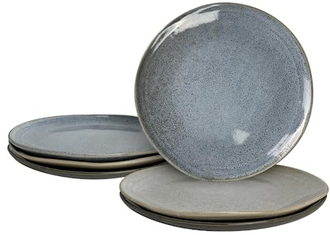 Artime Lot de 6 grandes assiettes, ZAO