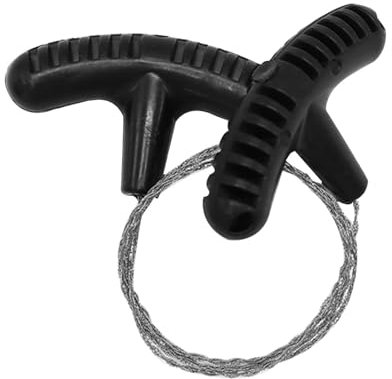 Sierra de cable - Sierra de cable de emergencia portátil, Sierra de supervivencia de mano | Sierra de cable para tubería, sierra de cuerda para engranajes de mochilero, sierra de alambre de superviven