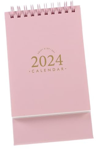 BCOATH Monatskalender Fürs Büro Tischkalender Aus Papier Standkalender Für Haushaltsbedarf Praktischer Kalender Für Täglichen Gebrauch Dekorativer Kalender Für Schreibtischdekoration