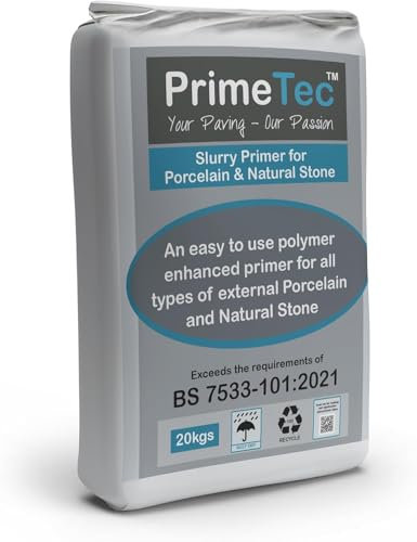 Slurry Primer for Porcelain Paving Tiles - 20kg Bag Premium Slurry Bonding Primer for Superior Adhesion - Easy-to-Use - Ideal for Porcelain, Indian Sandstone (Slurry Primer, 20 kg)