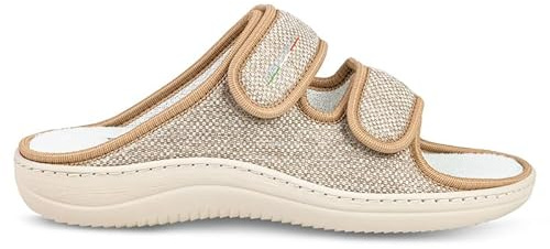 EXTRO STYLE - Sandali Ortopedici Donna e Uomo Tecnica 10 Jak - Per Alluce Valgo, Dita a Martello e Piedi Gonfi - Antibatteriche e Ipoallergeniche - Antiscivolo e Plantari Estraibili - (Beige, 38)