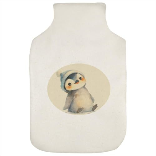 Azeeda 'Niedlicher Pinguin mit Beanie' Wärmflaschenbezug (HW00040035)