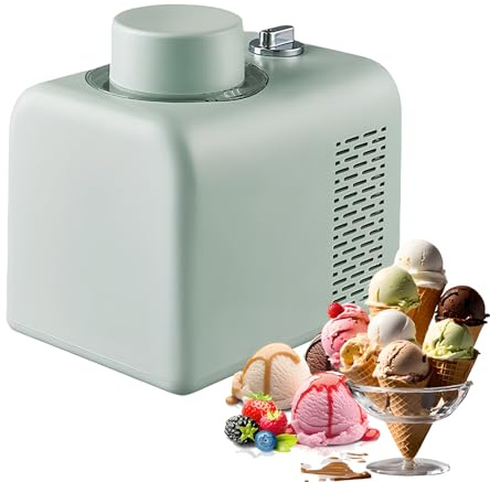 Gelatiera automatica da 500 ml con 4 modalità, funzione di mantenimento del freddo 8H, pagaia rimovibile per servire morbido e sorbetto