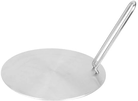 Induction Hob Converter Plate 20/22/24cm Stainless Steel Gas And Electric Stovetop Heat Diffuser Ring Plate Induction Adapter for Kitchen(24cm)
