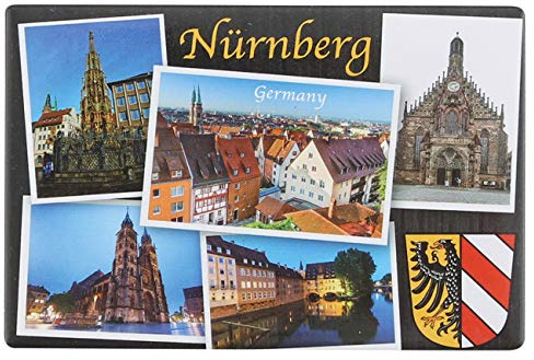 Fotomagnet Postkarte Foto Magnet Kühlschrankmagnet Souvenir Bauer - Nürnberg NP09