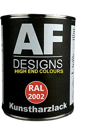 Alex Flittner Designs 1 Litre Resin Varnish Coloured Varnish Resin Varnish RAL2000-2012 Glossy Satin Finish