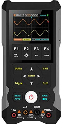 IGASHI Rechargeable smart digital multimeter 3in1 Oscilloscope Multimeter Signal Source 80Mhz Bandwidth 250MSa/s Sampling Rate Dual Channel Handheld Oscilloscopes Innovative