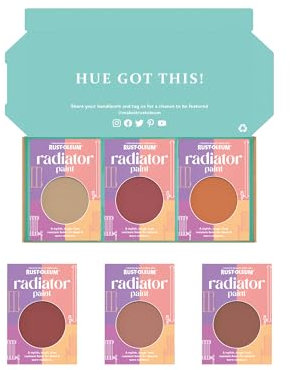 Rust-Oleum Radiator Paint in Matt Finish – Fiery Shades Tester Box