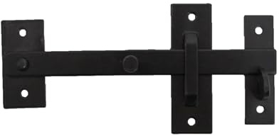 Haven Heritage Suffolk Garden Gate Latch - Heavy Duty Black Thumb Latch for Wooden Gates and Doors