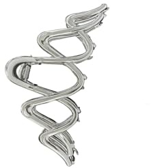 Silberne Haarklammern, große Haarklammern, Metallklaue, starker Halt, Vintage-Klauenclips, rutschfest, Haarspange, Haarnadeln für Damen und Mädchen, dünn, dick, Haarschmuck