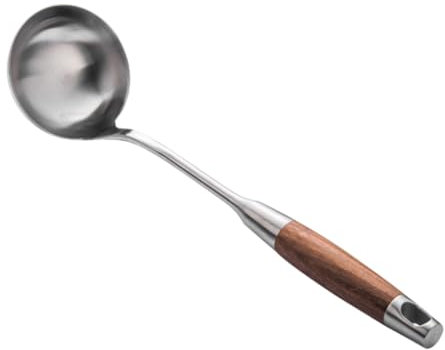Cabilock Colador De Sopa De Acero Inoxidable 304 Cucharón Sopero Cazo Cocina Utensilios De Cocina Anti-rifería Ideal Para Hogar