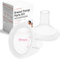 Breast Pump Parts for Medela, 19MM Oval Soft Flanges w/ 106 Degree Wider Opening Angle for Medela Symphony Pump, PersonalFit, Freestyle, Maxflow, Freestyle Flex Swing Maxi Connector（2 Packs ）