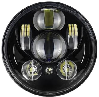 Hauptscheinwerfer Für VT1300 Für Fury Für Sabre Für Interstate Für Stateline 2010-2022 5,75 Zoll Motorradscheinwerferbaugruppe Runde Lampe Motorrad Scheinwerfer