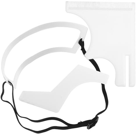 PACKOVE Accessori Per Barba Guida Rasatura Collo Attaccatura Capelli Strumento Modellazione Uso Maschile Casa Capelli Corti Ricci Lisci Facile Deformare