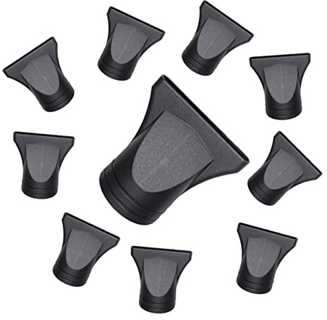 Mipcase Ugello per Asciugacapelli Concentratore Piccolo 10 Pezzi Resistente Pp e PC Accessorio Professionale per Parrucchieri e Uso Domestico da Viaggio