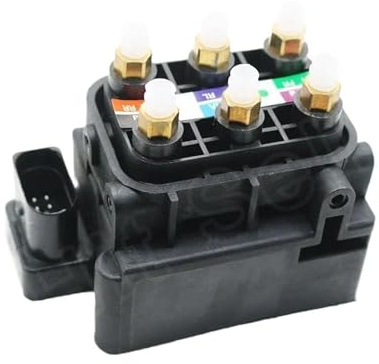 Suspensión neumática Bloque De Válvulas Suspensión Neumática Para A6 A8 Válvula Solenoide Suministro Aire 4F0616013 Amortiguador