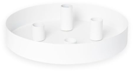 Storefactory Kerzenhalter SUND 4er (Weiß, 24cm)