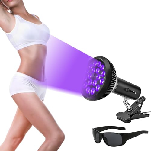 Bräunungslicht Solarium Portable Tanning Lamp für Home Gesichtsbräunung Tageslicht für Gesicht und Körper für zu Hause with Adjustable Stand